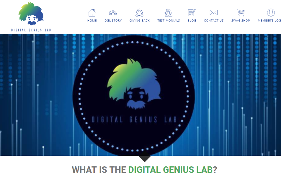 digital genius lab website