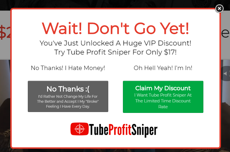 tube profit sniper scam