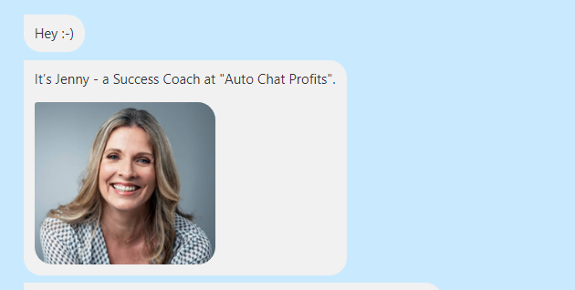 auto chat profits fake success coach