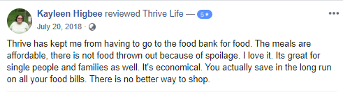 thrive life review