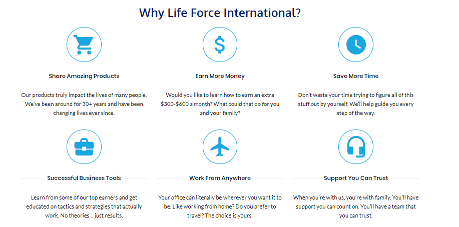 why join life force international