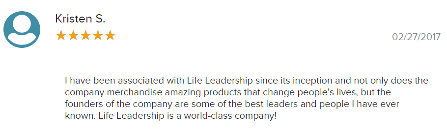 life leadership positive review