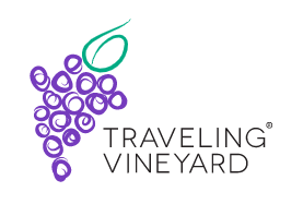 Traveling Vineyard logo