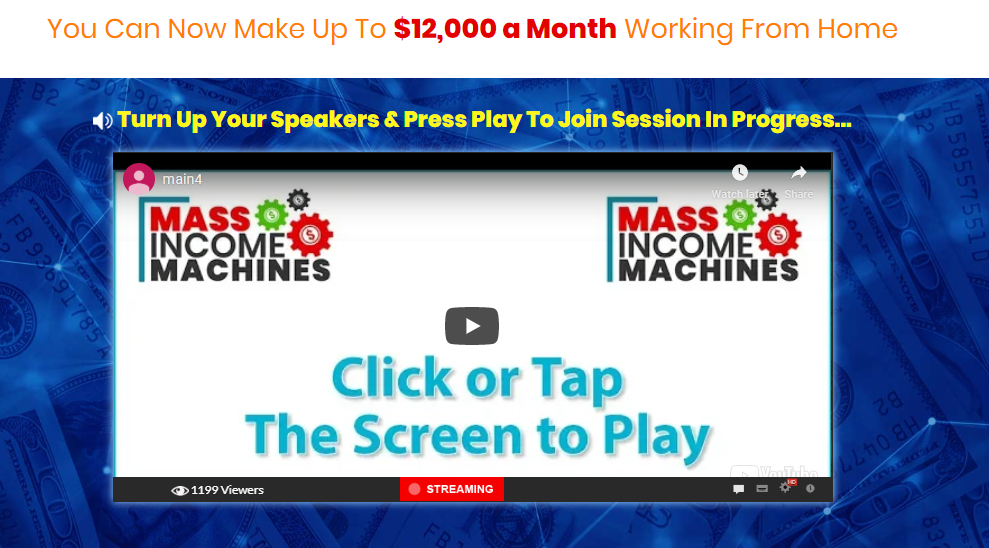 mass income machines website