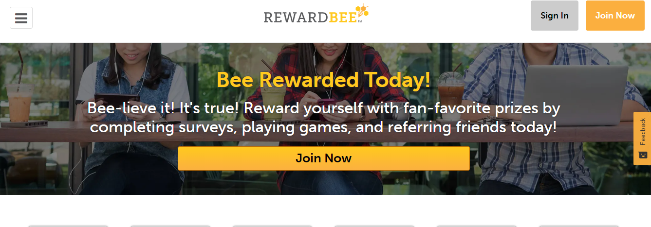 rewardbee website