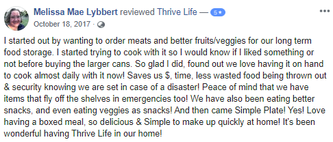 thrive life review