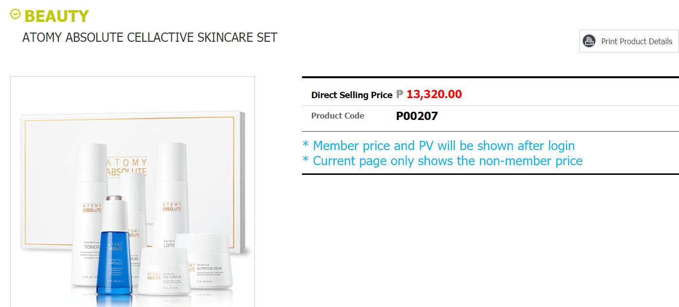 expensive atomy products