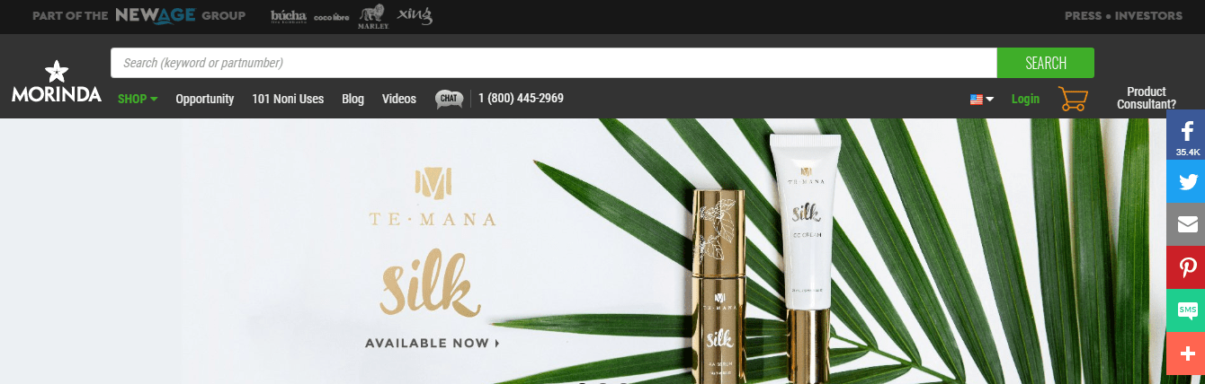 morinda website