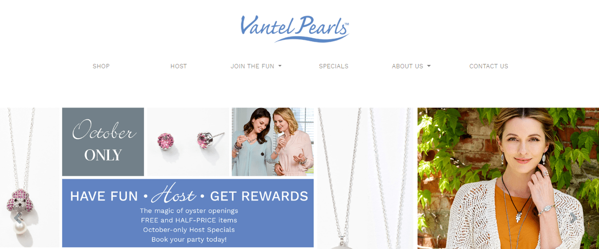 vantel pearls website