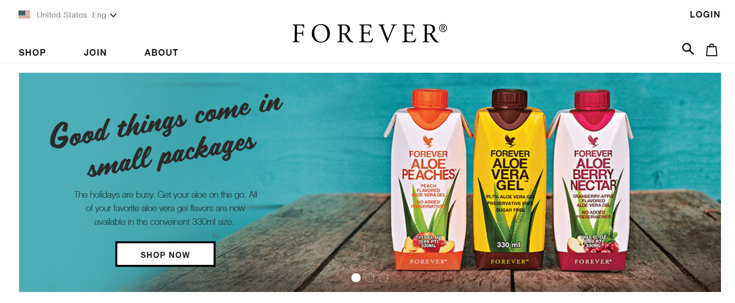 forever living website