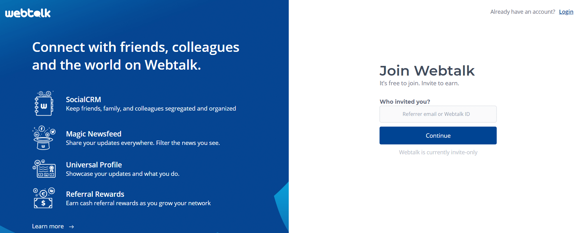 webtalk website