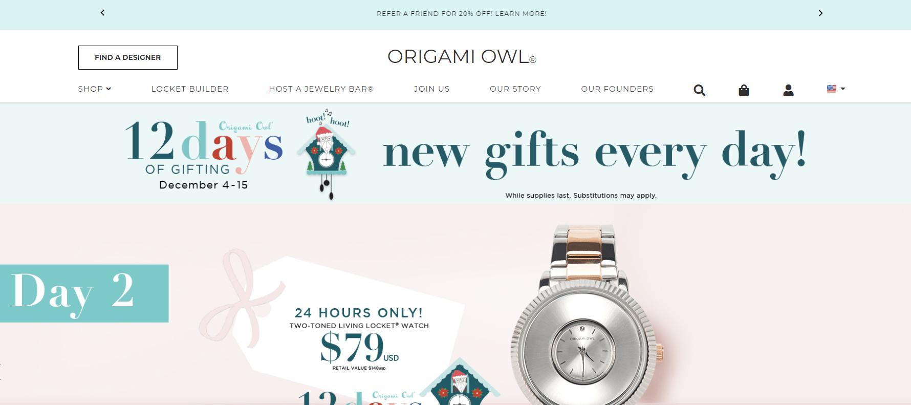 origami owl jewelry website