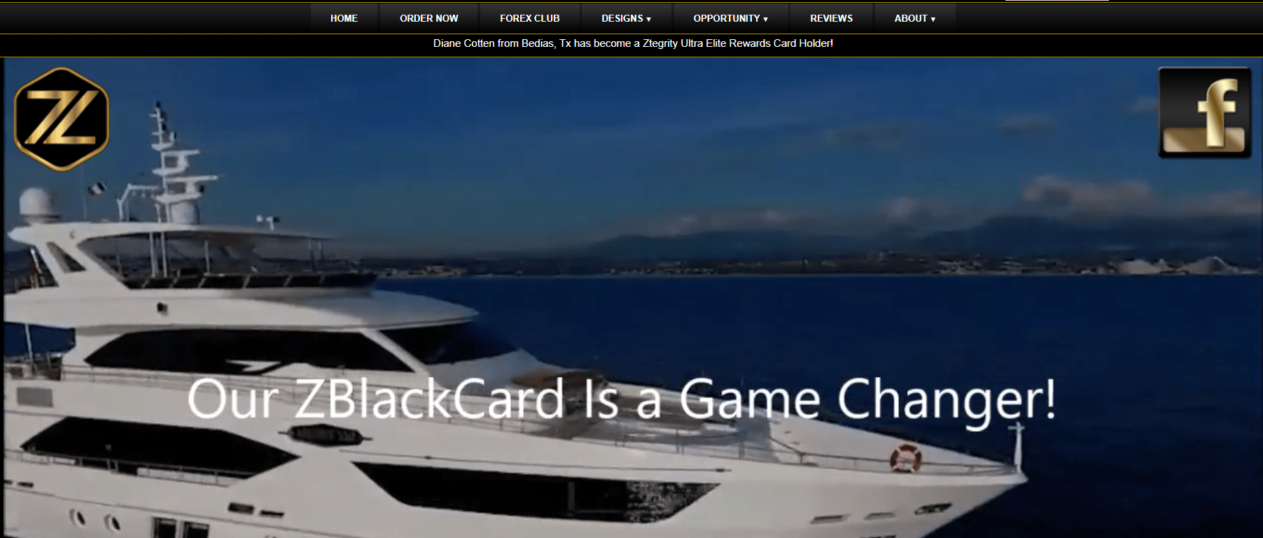 zblackcard website