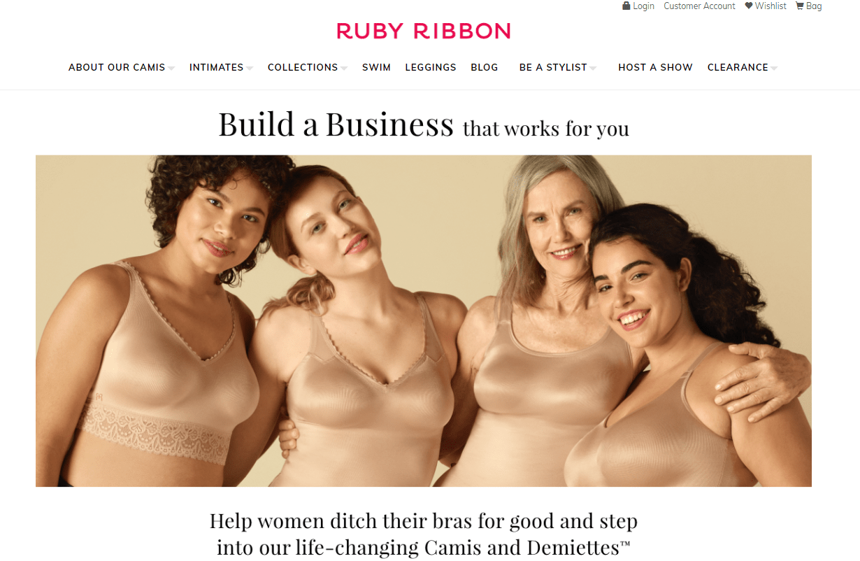 ruby ribbon website