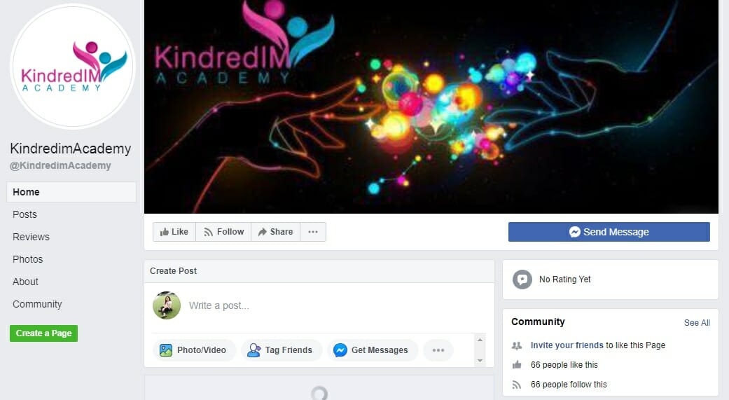 kindred im academy facebook page