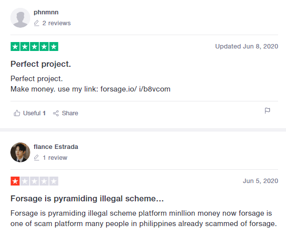 forsage reviews from user