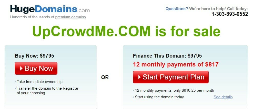 upcrowdme website domain