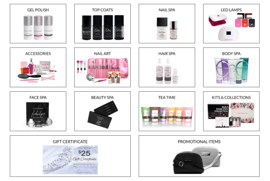 gelmoment product line