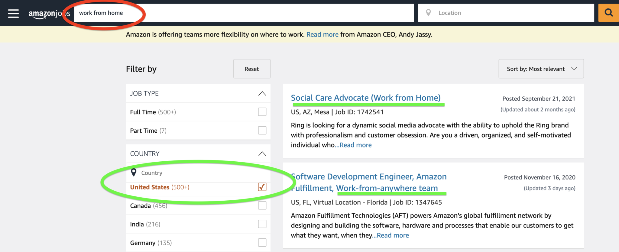 Amazon Work From Home Jobs Find Them In Amazon s Virtual Locations 